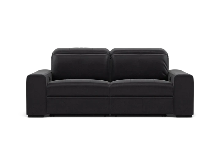 Farrah Leather Power Headrest Zero Gravity Reclining Sofa